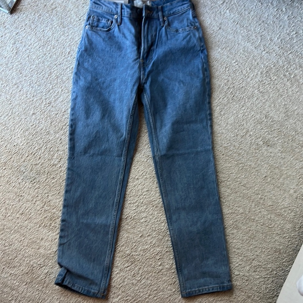 Everlane high rise crop jeans the original cheeky jean NWT